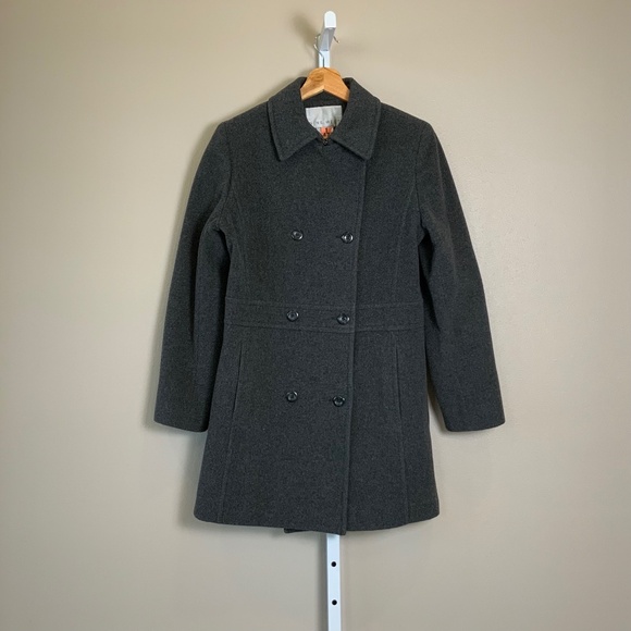 Nine West Wool Button Front Overcoat Coat - Picture 1 of 16